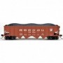 BOW42055 HO H21a Hopper  PRR/Shadow Keystone num137993