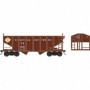 BOW42272 HO 55-Ton Fishbelly Hopper  NS/Peaked End num9030