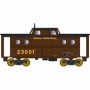 BOW42529 HO N5c Caboose  PC/Brown PP&L Coal Service num23091