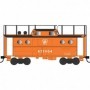 BOW42539 HO N5c Caboose PRR/KS Focal Orange/Antenna num477979