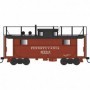 BOW42554 HO N5 Caboose  PRR/Early w/Train Phone num477517