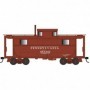 BOW42557 HO N5 Caboose  PRR/Early w/Brown Roof num477362