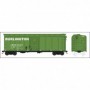 BOW42701 HO Burlington 40ft Box Car num17293