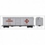BOW42712 HO Erie Lackawanna 40ft Box Car num74163