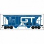 BOW42753 HO 70 Ton 2 Bay Hopper Grand Trunk Western num113708