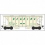 BOW42765 HO 70 Ton 2 Bay Hopper Reading-sand car num93534