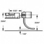 KAD37 HO Body Mounted Coupler  9/32in Underset (2pr)