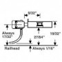 KAD802 S Coupler  9/32in Center (2pr)