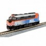 KAT1060037 N F40PH Commuter Train Start Set Metra new paint