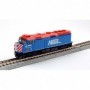 KAT1769102DCC N EMD F40PH Metra w/ Ditch Lights num160 w/ DCC