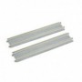 KAT20004 N 9-3/4" Double Track Straight, Concrete Ties (2)