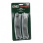 KAT2260 HO 430mm 16-7/8in Radius Curve 22.5-Degree (4)