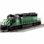 KAT376605DCC HO EMD SD40-2 Mid Prod Cab Headlight BN num8023 DCC
