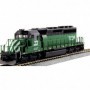 KAT376616DCC HO EMD SD402 Mid Prod Nose Headlight ATSF 5072 DCC