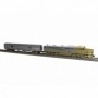 LNL1922040 O Santa Fe Gold Bonnet Passenger Set