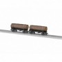 LNL1926610 O Skeleton Log Car  Unlettered (2) Pack B