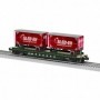 LNL2026661 O 50' Flatcar w/ 20' Trailer  North Pole num2024