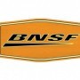 MSI10040 10in Die-Cut Metal Sign  BNSF/Wedge