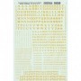 MSI90008 HO Letters & Numbers  Roman/Dulux