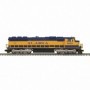 MTH20211961 O-27 SD70Mac w/PS3 Hi-Rail  ARR num4004