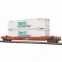 MTH2095393 O Husky Stack Car  BNSF num238586