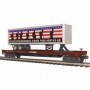 MTH2095394 O Flat Car w/ 40' Trailer  NS num11254