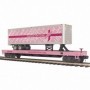 MTH2095396 O Flat Car w/ 40' Trailer  Cancer num2019