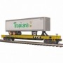 MTH2095397 O Flat Car w/ 40' Trailer  TTX num97482