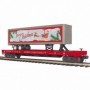 MTH2095398 O Flat Car w/40' Trailer  Christmas num121925