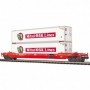 MTH2095418 Burlington Northern Husky Stack Car