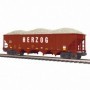 MTH2097904 O 4-Bay Hopper  Herzog Rail Services num9202