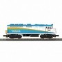 MTH30206051 O-27 F40 w/PS3  Florida Tri Rail num807