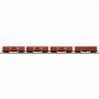 MTH30206251 O-27 R-12 w/PS3  MTA/Red num5725 (4)