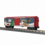 MTH3074966 O-27 Operating Box Car w/Power Meter  North Pole