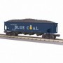 MTH3075628 O-27 4-Bay Hopper  Anthracite Blue Coal num358719