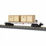 MTH3076704 O-27 Flat w/2 Crates  LV