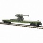 MTH3076771 O-27 Flat w/105mm Howitzer  US Army num4266