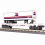 MTH3076782 O-27 Flat Car w/40' Trailer  American Freedom