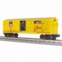 MTH3079644 O-27 Operating Box Car w/Signal Man  UP