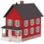 MTH3090552 O Row House num2  Red & Gray