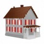 MTH3090573 O Row House num2 w/Christmas LEDs  Gray