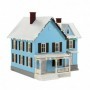 MTH3090590 O num6 Farm House w/Operating Christmas Lights  Blue