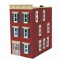 MTH3090600 O 3-Story Town House num2  City Brick Red