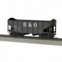 MTH3575066 2Bay Fish Belly Hopper Car Hi-Rail Wheel B&O num3665