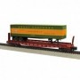 MTH3576020 S Scale Flat w/48' Trailer  GN num60250
