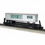 MTH3576027 S Scale Flat w/48' Trailer  NYC num506059