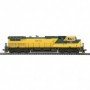 MTH8022951 HO Dash-9 w/PS3  C&NW num8672