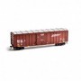 RND14819 HO 50' ACF Outside Post Box  BNSF num724889