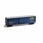 RND14824 HO 50' ACF Outside Post Box  CSX num129928