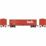 RND1591 HO 40' Wood Reefer  SWIFT num5963